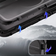 Etui Wodoszczelne IP68 do iPhone 16 Pro, SHELLBOX MagSafe, do pływania