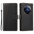 Etui z klapką do Realme 12 Pro 5G / 12 Pro+ 5G, Leather Line Wallet, czarne