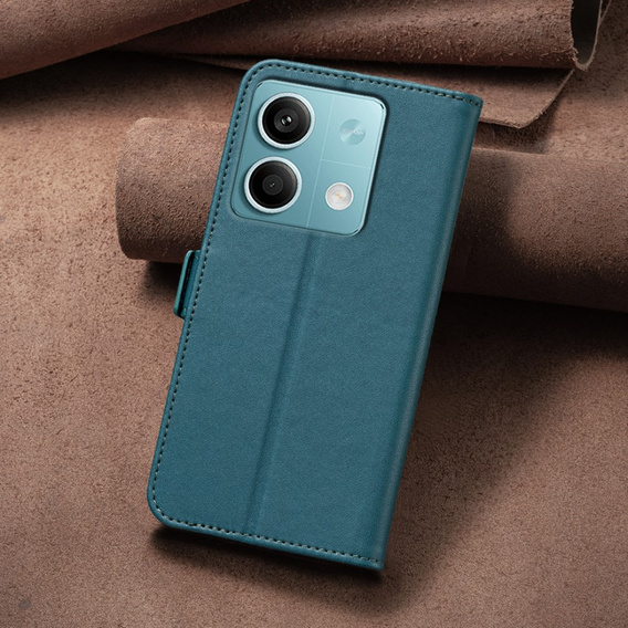 Etui z klapką do Xiaomi Redmi Note 13 5G,BINFEN Wallet, zielone