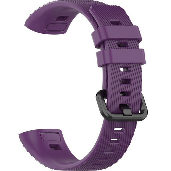 Pasek Silikonowy do Huawei Band 3/4 Pro - Fioletowy