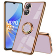 Etui do Oppo A17, Electro Ring, fioletowe