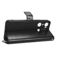 Etui z klapką do Infinix Hot 20i, Crazy Horse Wallet, czarne