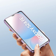 Etui do Samsung Galaxy S24 FE, Magnetic Dual Glass, fioletowe
