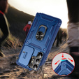 Etui do Samsung Galaxy S25 Ultra, KickStand Camera Lens, niebieskie