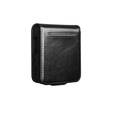 Skórzane etui portfelowe do Samsung Galaxy Z Flip7 - czarne