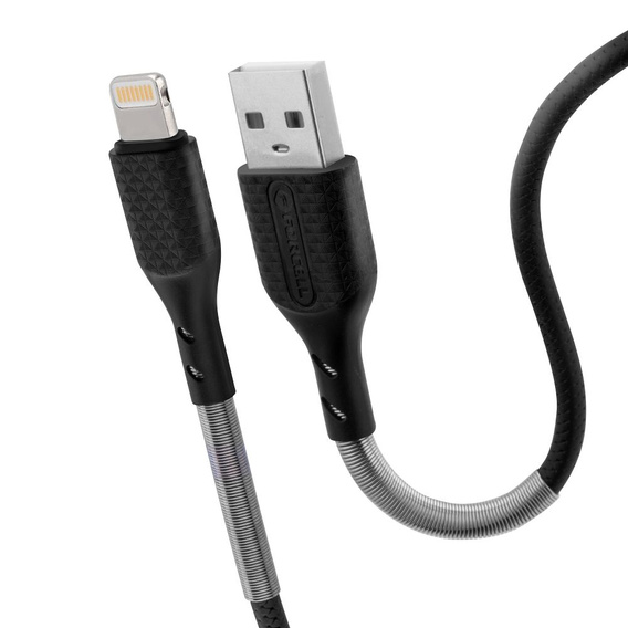 Karbonowy Kabel USB Lightning 12W do Apple CarPlay, 100cm