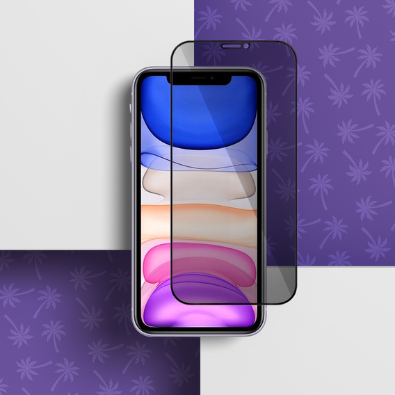 Szkło Hartowane Prywatyzujące Shy Palm do iPhone 11