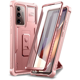 Etui pancerne do Samsung Galaxy Note 20 Ultra, Dexnor Full Body, Różowe