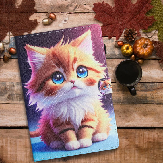 Etui do Xiaomi Redmi Pad 2, z klapką, cat