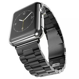 Bransoleta do Apple Watch 1/2/3/4/5/6/7/8/9/10/11/SE Ultra 1/2/3 42/44/45/46/49mm, Czarna