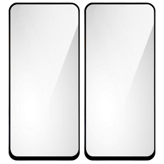 2x Szkło Hartowane do Motorola Moto G35 5G, ERBORD 3D pełne, szybka na cały ekran