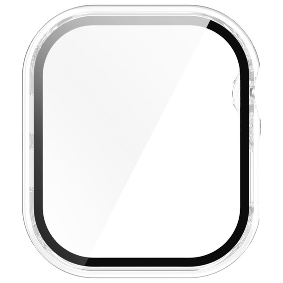 2w1 Etui + Szkło Hartowane do Apple Watch 10 46MM, Przezroczyste