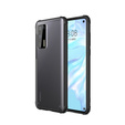 Etui do Huawei P40, Obudowa Fusion Case, Matowe przezroczyste / Czarna ramka