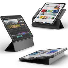 Dexnor iPad Pro 13" 2024 (7 gen.) – magnetyczne etui z funkcją podstawki - czarne