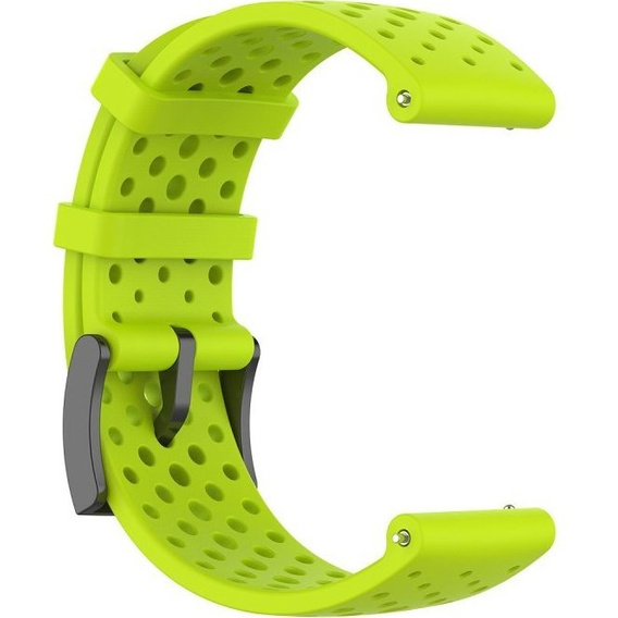 Pasek Silikonowy do Suunto 9 24mm - Zielony