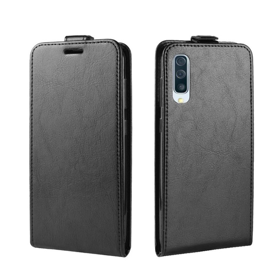 Etui z klapką do Samsung Galaxy A50s / A50 / A30s, obudowa case, czarne
