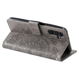 Etui z klapką do Samsung Galaxy S23 FE, Mandala, szare