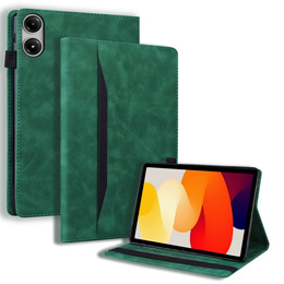 Etui z klapką i kieszonkami na karty do Xiaomi Redmi Pad 2 - Zielone