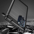 Etui do Motorola Edge 30 Pro, Karbon, czarne