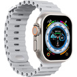 Pasek Silikonowy do Apple Watch 1/2/3/4/5/6/7/8/9/10/11/SE Ultra 1/2/3 42/44/45/46/49mm, Szary