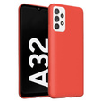 Etui do Samsung Galaxy A32 5G, Silicone Lite, czerwone