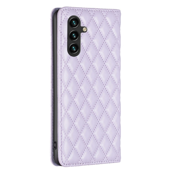 Etui z klapką do Samsung Galaxy A35 5G, Wallet, BINFEN COLOR, fioletowe