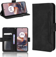 Etui z klapką do Motorola Moto G86 Power 5G, Card Slot, czarne