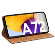 Skórzane Etui Wallet do Samsung Galaxy A72 5G / A72 LTE, Brown