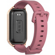 Pasek Silikonowy do Xiaomi Redmi Smart Band 2 / Xiaomi Smart Mi Band 8 Active, Bordowy