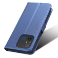 Etui z klapką do Xiaomi Redmi 12C, Wallet, Smart Magnet, niebieskie