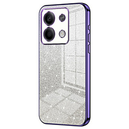 Etui do Xiaomi Redmi Note 13 5G, Glitter Case CamShield, fioletowe