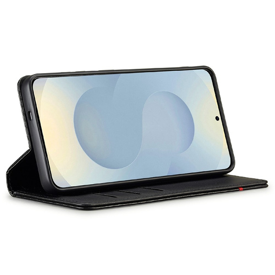 Etui z klapką do Samsung Galaxy A57 5G, Carbon LC.IMEEKE, czarne