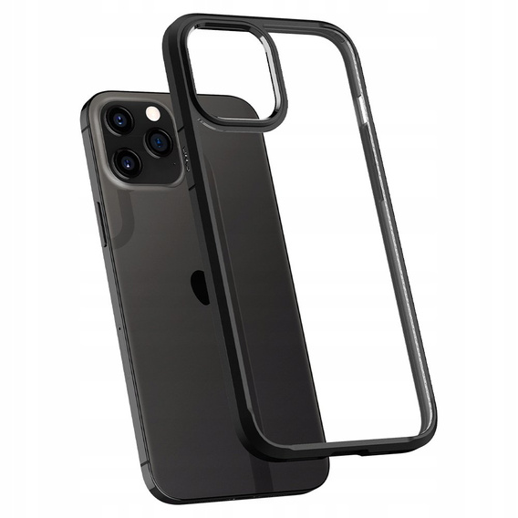 Etui Spigen do iPhone 12/12 Pro, Ultra Hybrid, matowe czarne