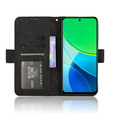 Etui z klapką do Vivo Y19s, Card Slot, czarne