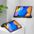 Etui z przezroczystym tyłem i miejscem na rysik do Lenovo Idea Tab 11" 2025 TB336FU TB336ZU, czarne