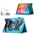 Etui do Samsung Galaxy Tab A7 Lite, z klapką, owl