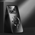 Etui do Oppo Reno 14, do MagSafe, z ochroną aparatu, czarne