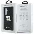 Etui Karl Lagerfeld do Samsung Galaxy S25, Leather Monogram Ikonik, czarne