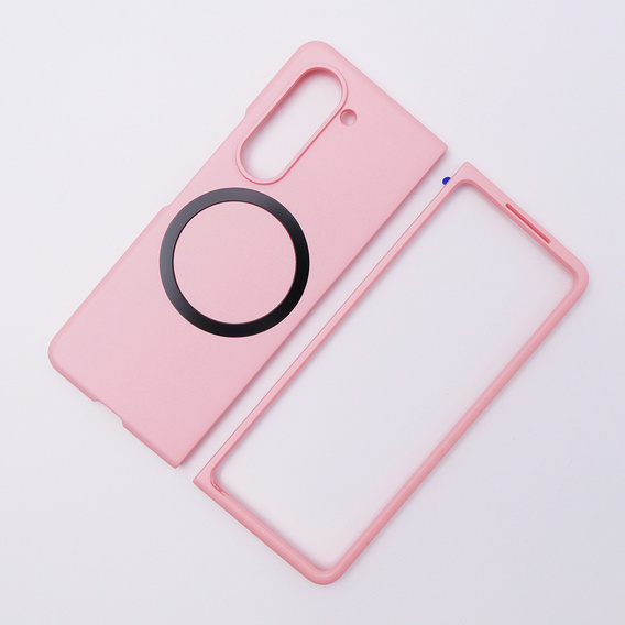 Etui Skin-touch do Samsung Galaxy Z Fold5 5G, MagSafe, różowe