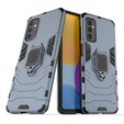 Etui do Samsung Galaxy M52 5G, Kickstand Ring, niebieskie
