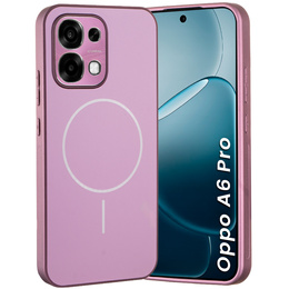 Etui ochronne do Oppo A6 Pro 5G, do MagSafe, różowe
