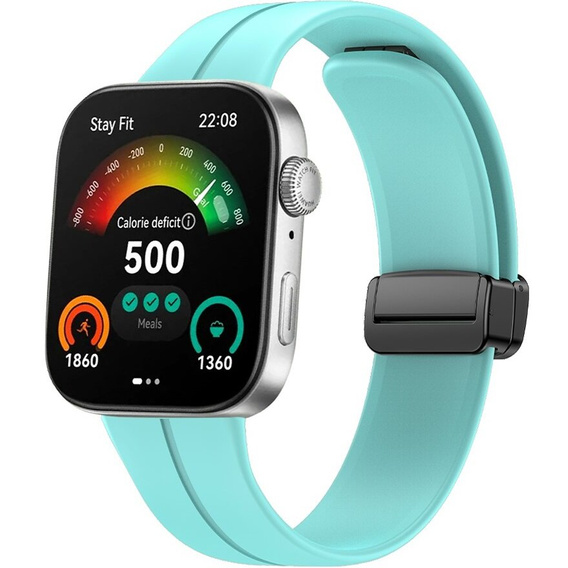 Pasek Silikonowy do Huawei Watch Fit 4 / 4 Pro / 3, Turkusowy