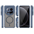Etui do Xiaomi 15 Ultra, do MagSafe, ERBORD Matt Case, niebieskie