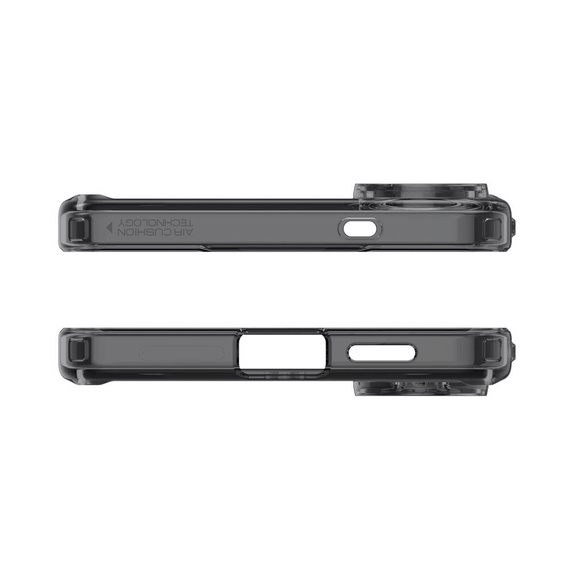 Etui z MagSafe Spigen do Samsung Galaxy S25 Edge, Ultra Hybrid, matowe / czarne + Szkło Hartowane 9H