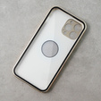Etui do iPhone 13 Pro Max, Dual Glass, do Magsafe, złote