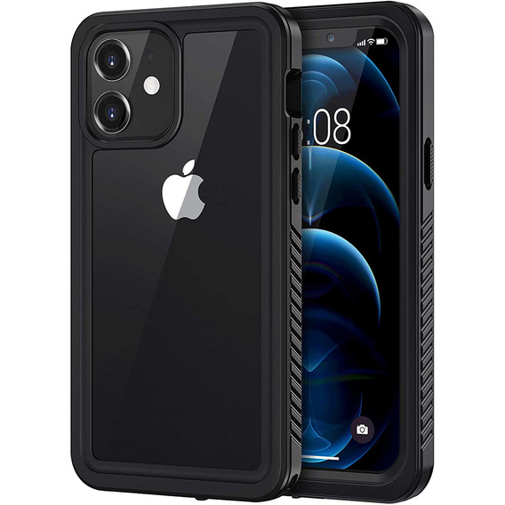 Etui Wodoodporne IP68 do iPhone 12 mini, czarne