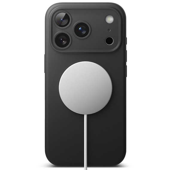 Etui Ringke do iPhone 17 Pro, Silicone MagSafe, Black