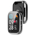 2w1 Etui z Osłoną na ekran do Xiaomi Redmi Watch 3 Active, Srebrne