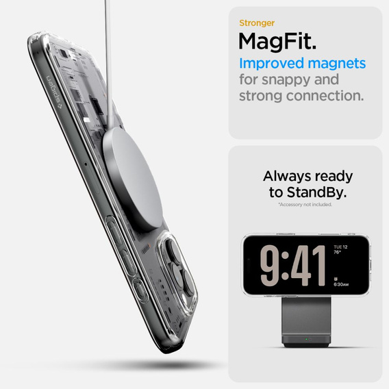 Etui Spigen do iPhone 16 Pro Max, Ultra Hybrid Zero One + Szkło Hartowane 9H