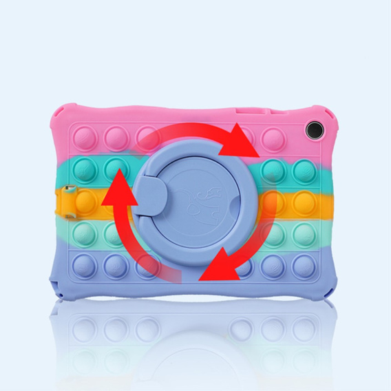 Etui dla dzieci do Samsung Galaxy Tab A9+, Bubble, wielokolorowe
